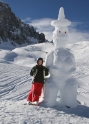 Snowman, Val d'Isere France